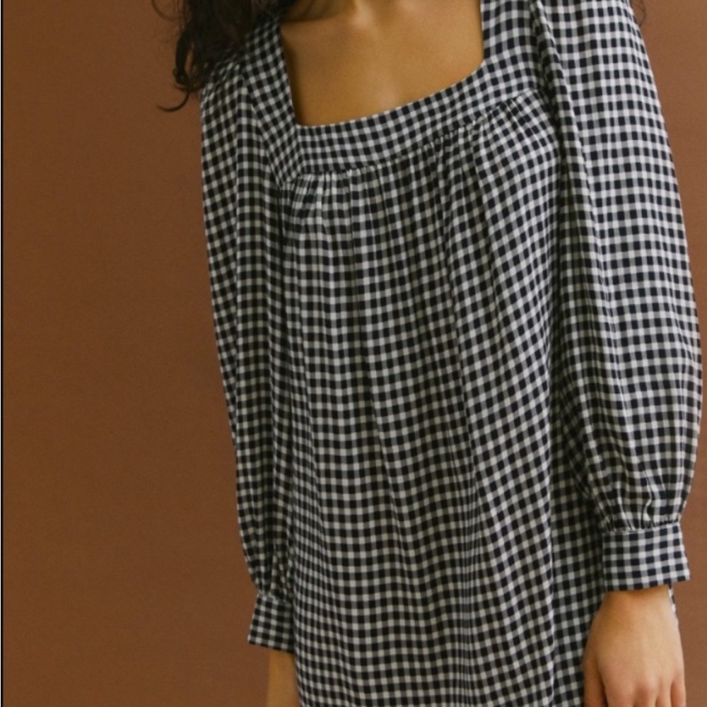 Reformation Gingham Mini Dress